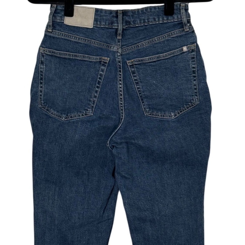 Everlane The Curvy Cheeky Jean High Rise Straight Crop Medium Wash Size 27 Crop - Picture 12 of 13
